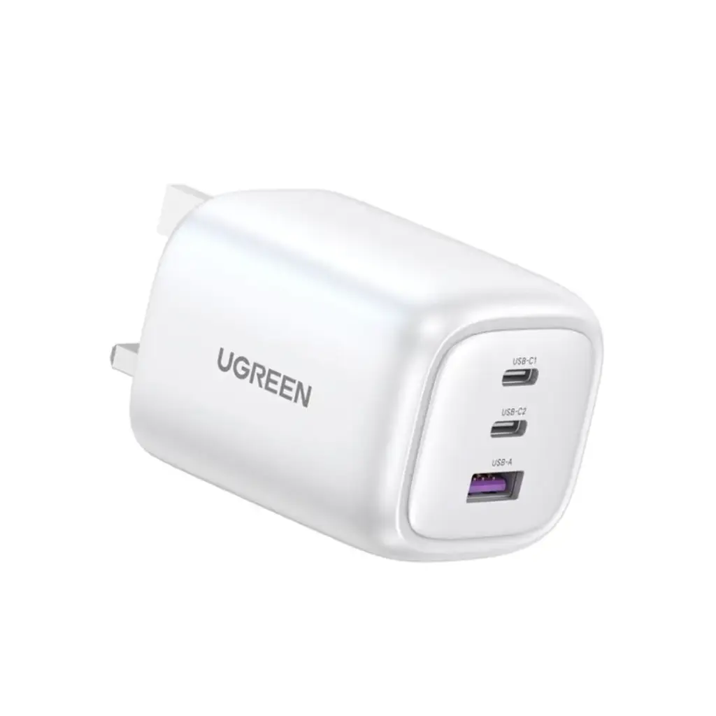 UGREEN Nexode 65W 3 Port PD Gan Fast Charger (Model: CD306) - White