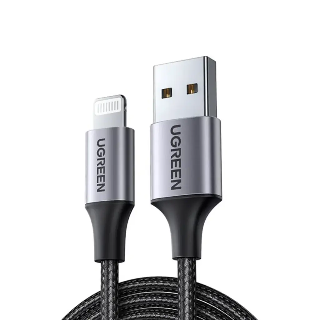 UGREEN USB-A To Lightning Aluminium Casing Cable 2M