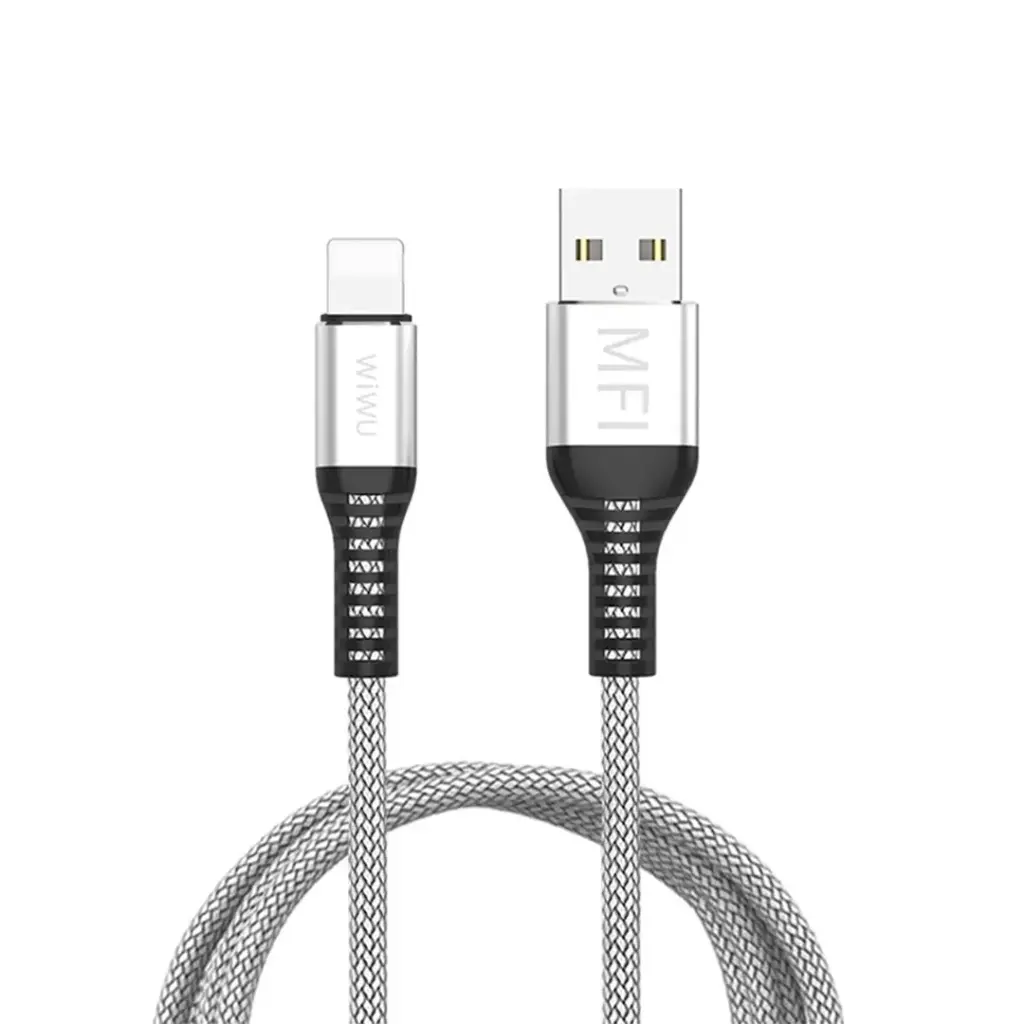 WiWU Lightning to USB MFI Fast Data Cable | 1.2m | Model: WP202