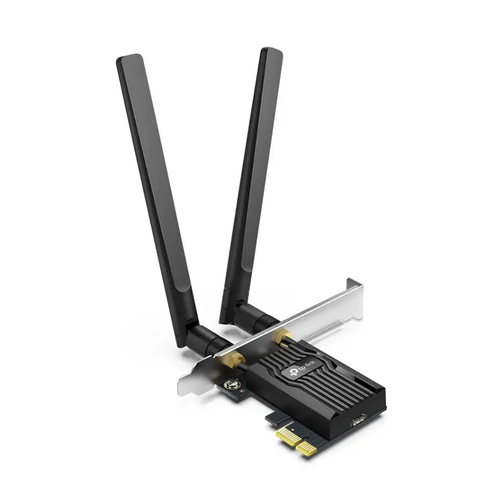 Tp-Link AX3000 WIFI 6 + BT 5.2 Archer TX55E PCIe WIFI CARD FOR DESKTOP PC 