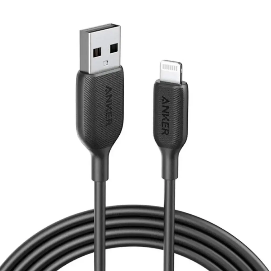 Anker PowerLine III USB-A Cable with Lightning Connector 6ft/1.8m | Black | Model: A8813H11 