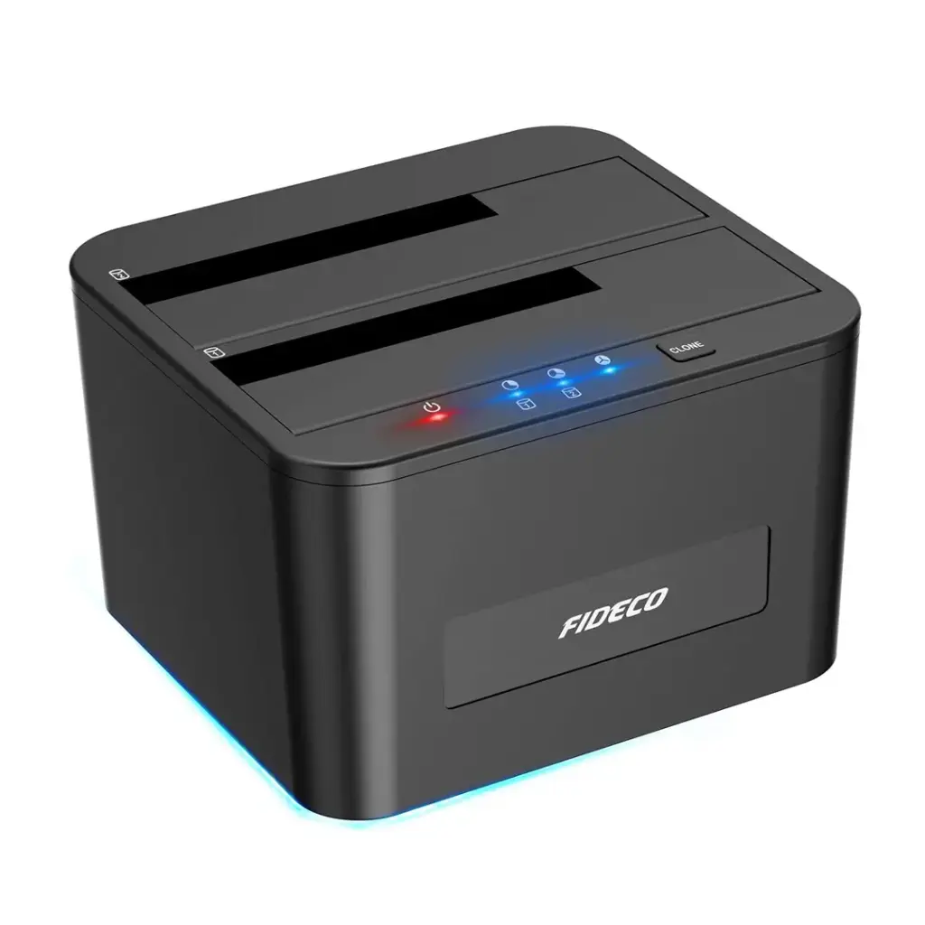 FIDECO (YPZ04-S2-U3) USB 3.0 Dual Bay HDD Docking Station