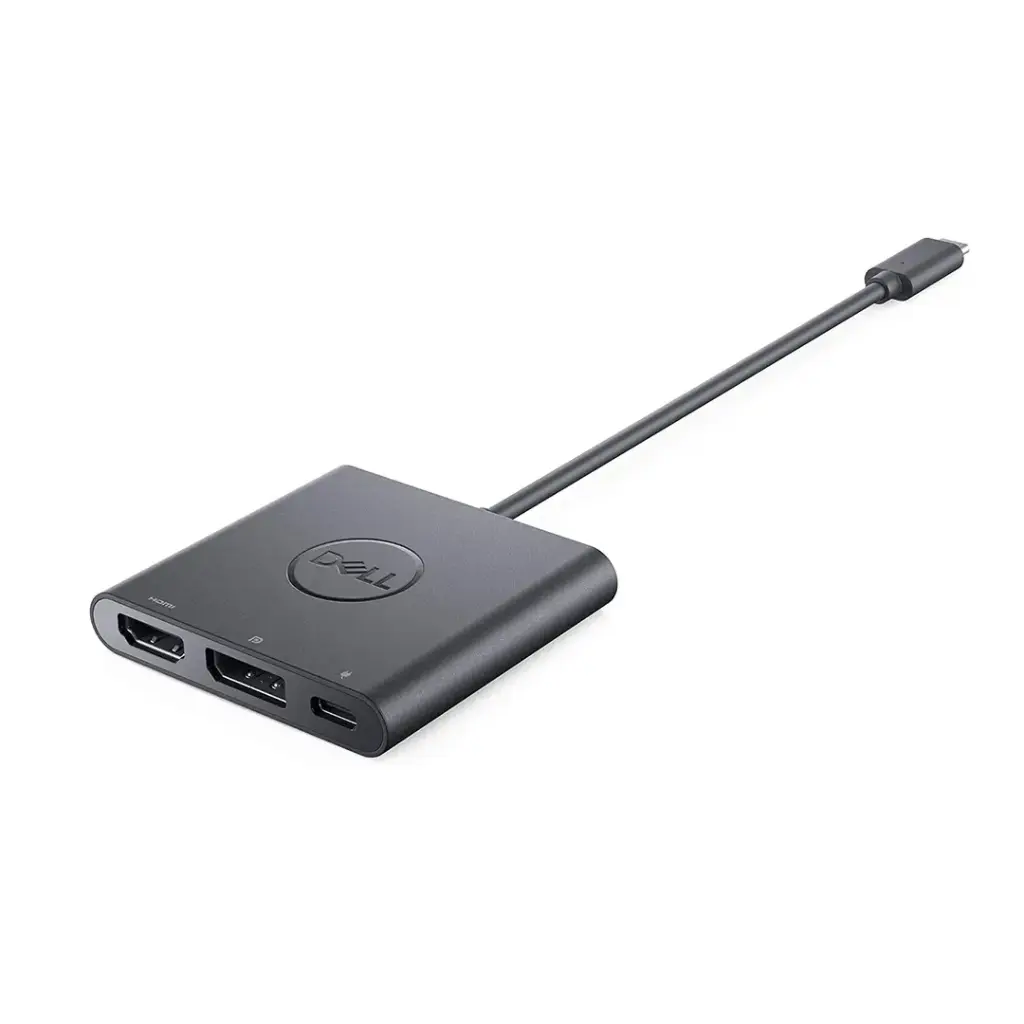 Dell-USB-C (M) to HDMI/DisplayPort with Power Delivery (F) Adapter