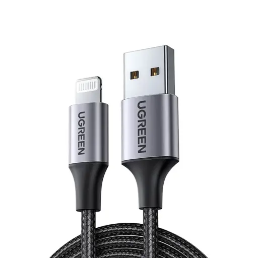 Ugreen - USB-A To Lightning Aluminium Casing Cable 2M